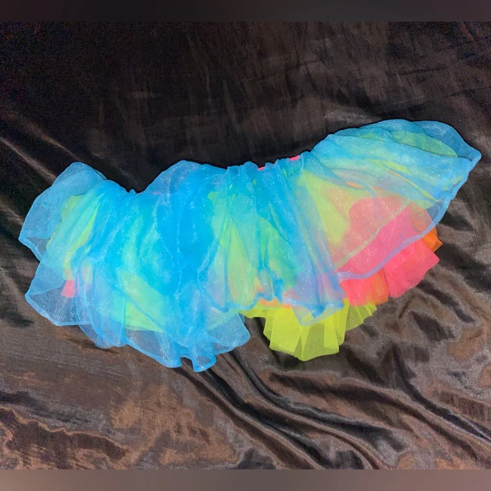 Adult Sized Colorful Rainbow TuTu | Can be for dress up or Naughty Sexy Time 😈 - Picture 1 of 2